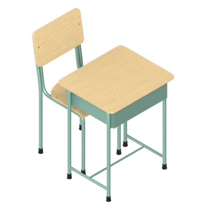 Steel Study Table