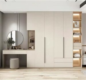 Customized Dresser With Wardrobe