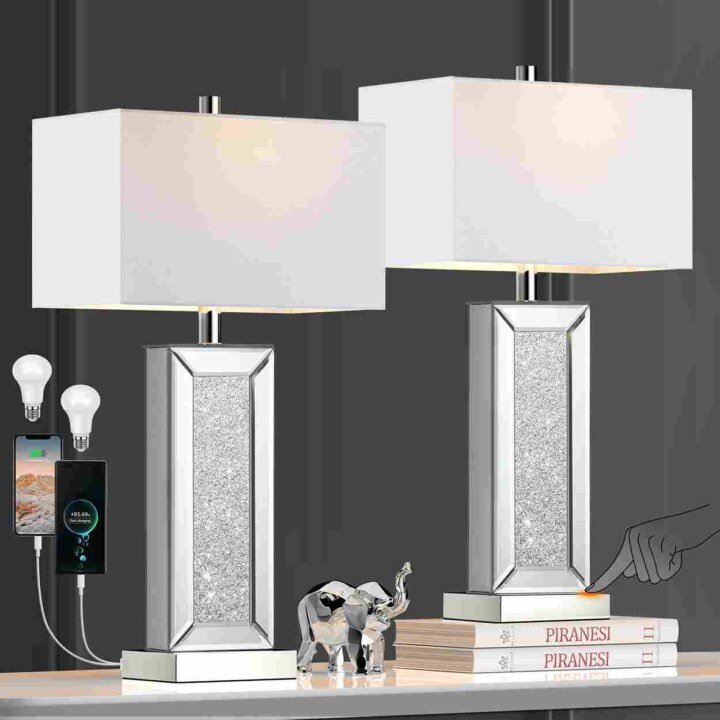 SERENO LUXE CRYSTAL TABLE LAMP