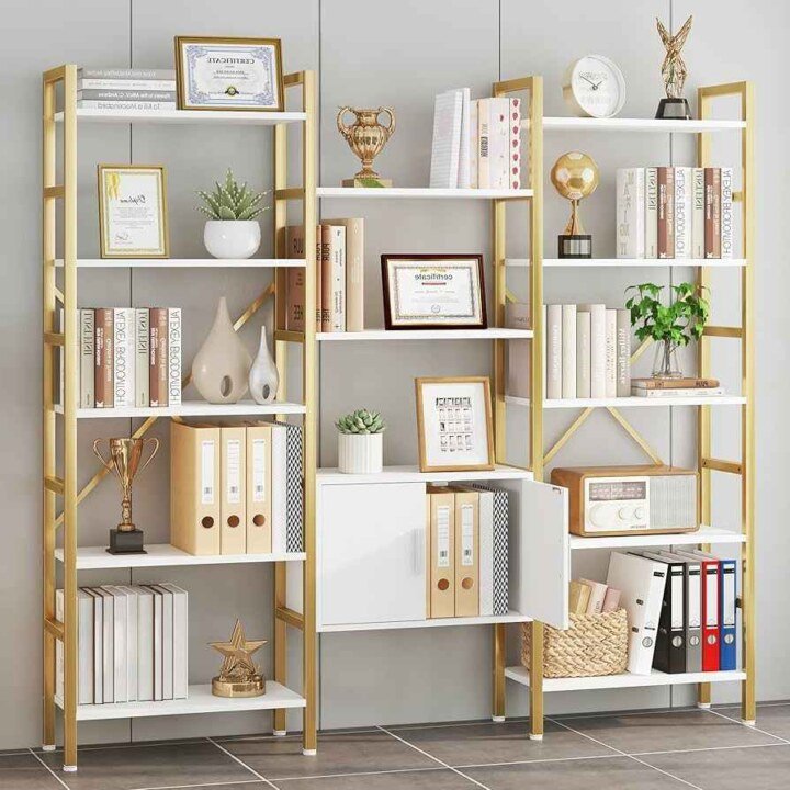 MONACO TALL STORAGE BOOKCASE