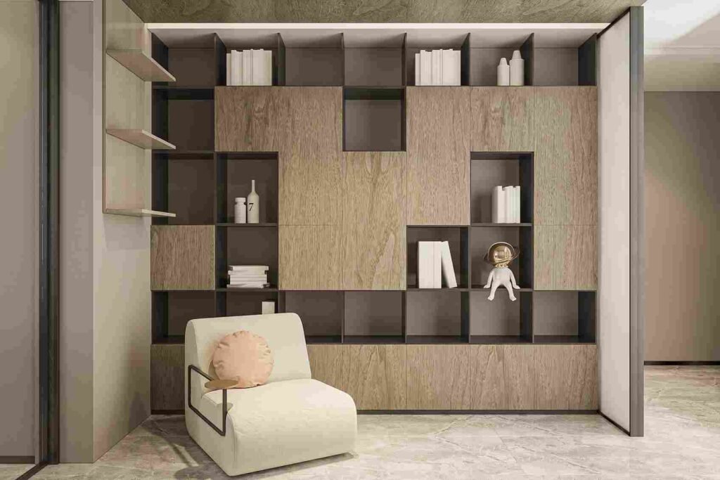 NOVARA MODERN WOODEN BOOKCASE