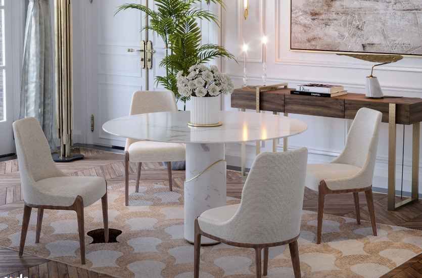 MONZA SIMPLE CONTEMPORARY DINING TABLE