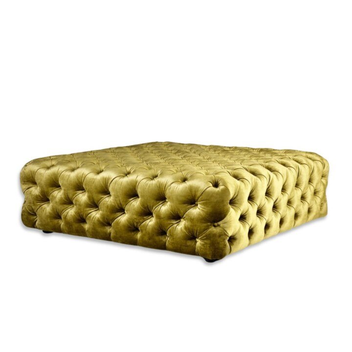 Square Buttoned Ottoman