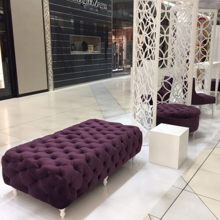 Long Buttoned Ottoman