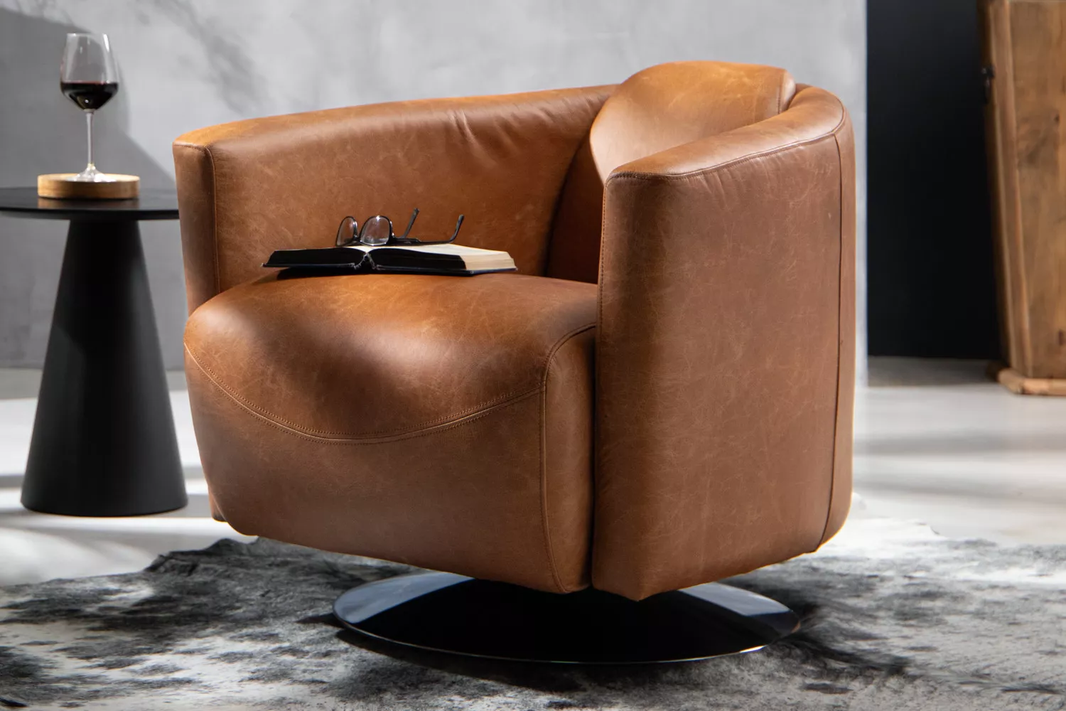 Bandit Leather Armchair - Tan