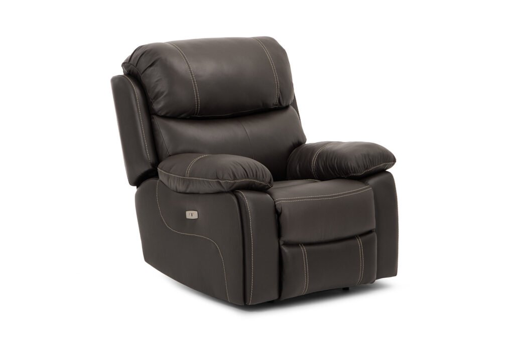 Halton Electric Single Recliner – Mocca