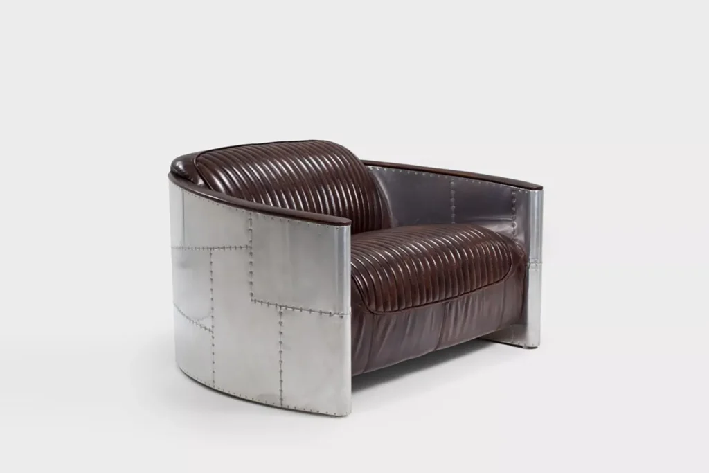 Hawker 2 Seater Leather Couch – Vintage Brown