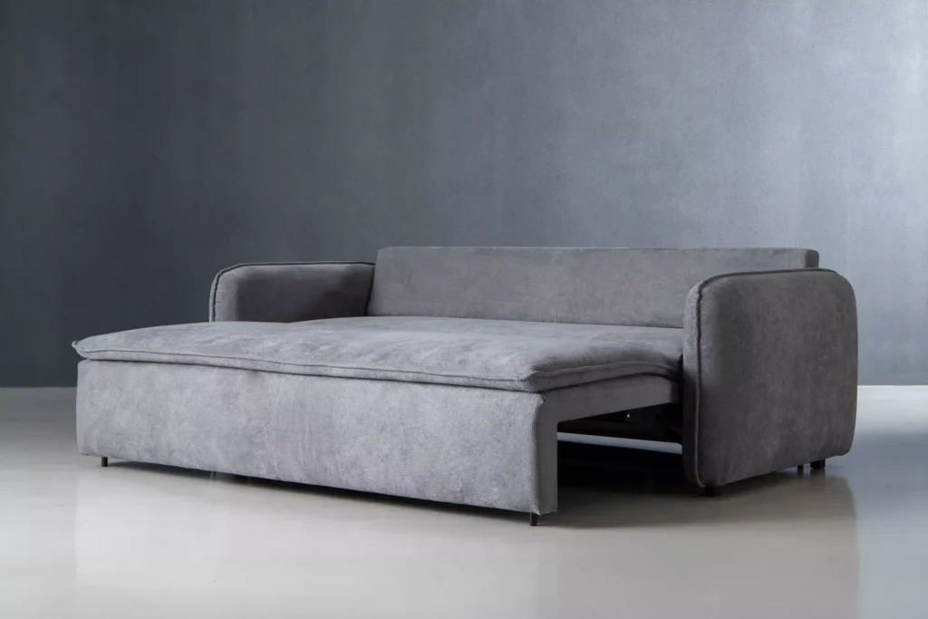Hudson 3 Seater Sleeper Couch – Slate