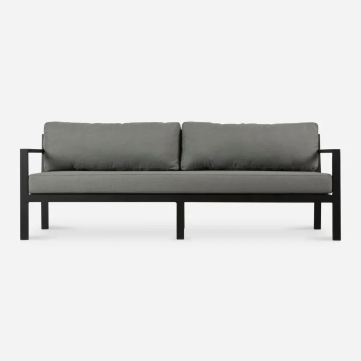 Malaga 3 Seater Black Including Cushion