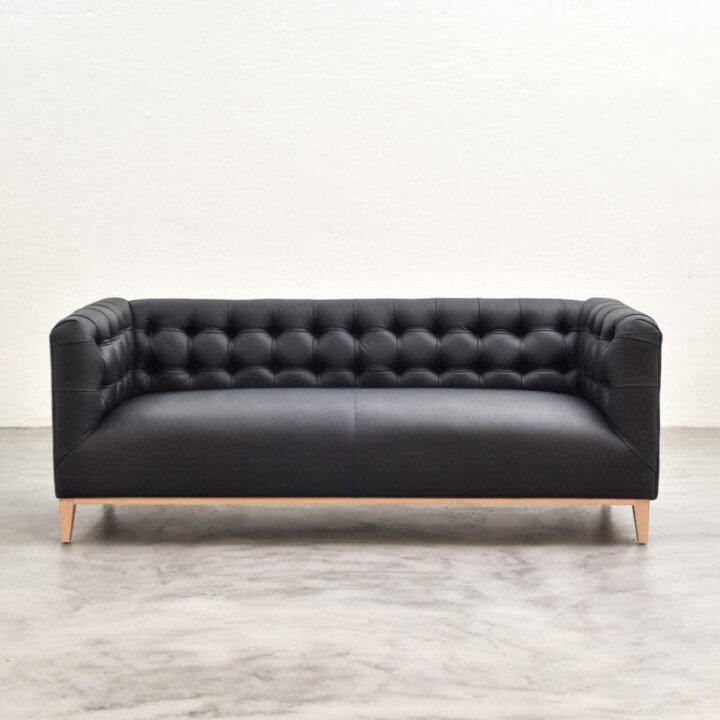 Barkly 3 Seater Leather Couch