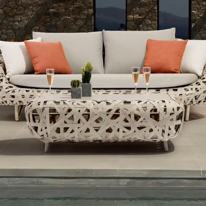 Curl Coffee Table – Greige