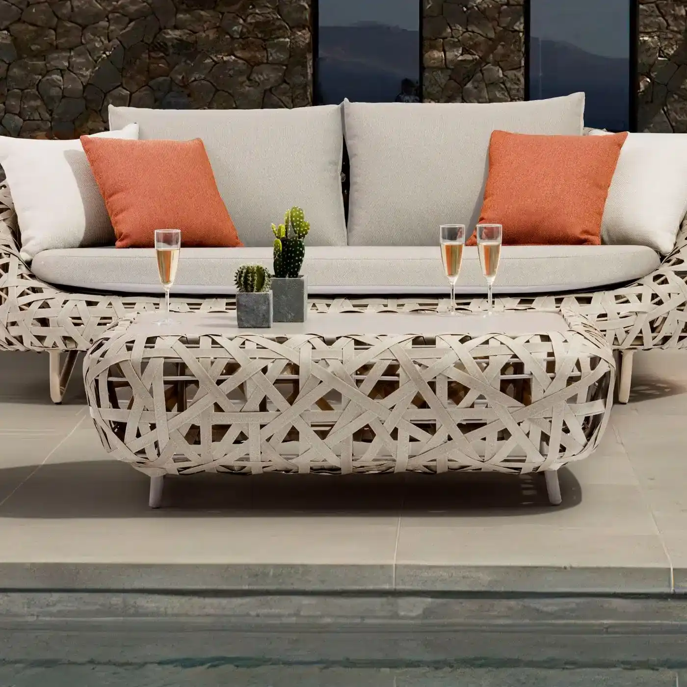 Curl Coffee Table – Greige