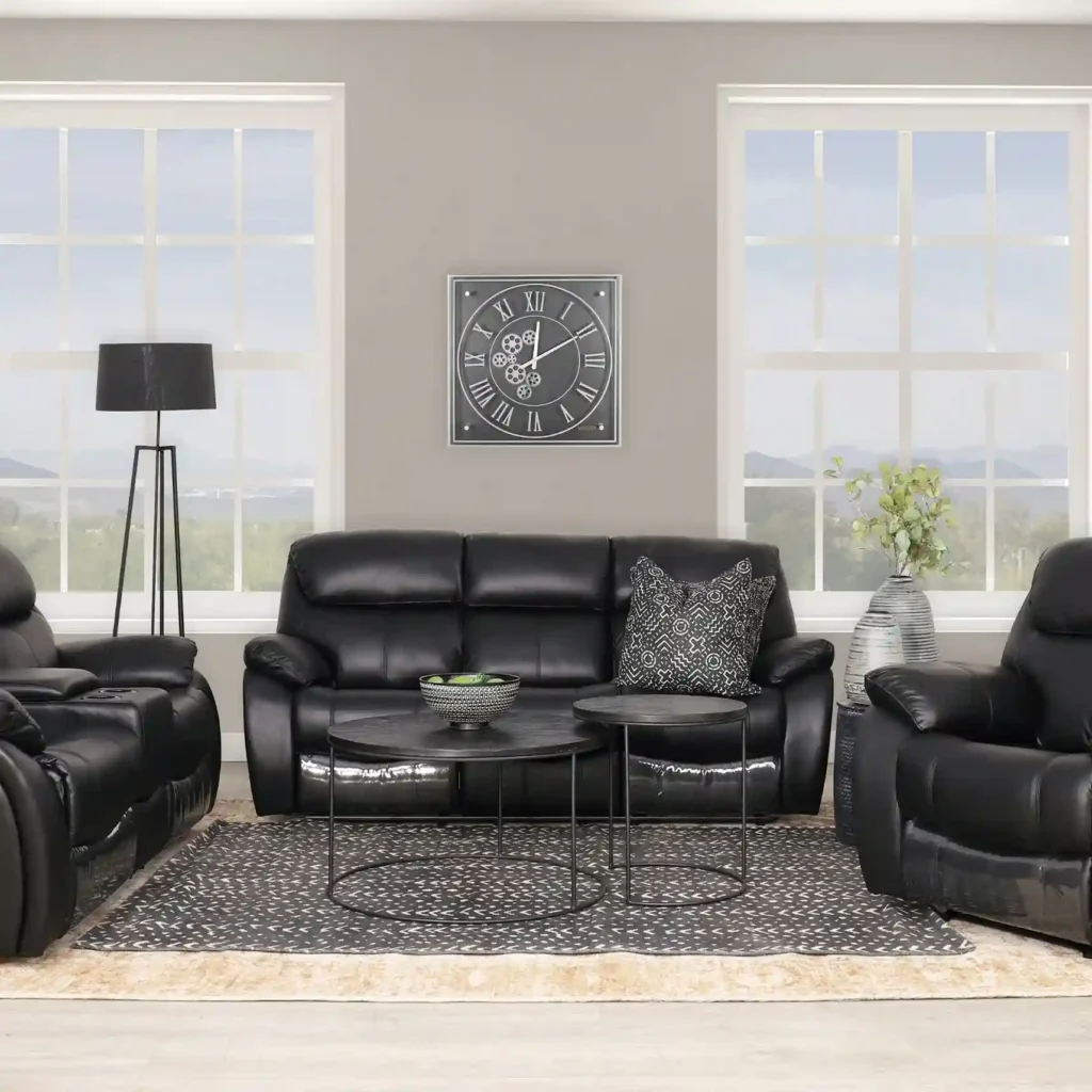 Cairo 3+2+1 Leather Recliner Home Theatre Suite