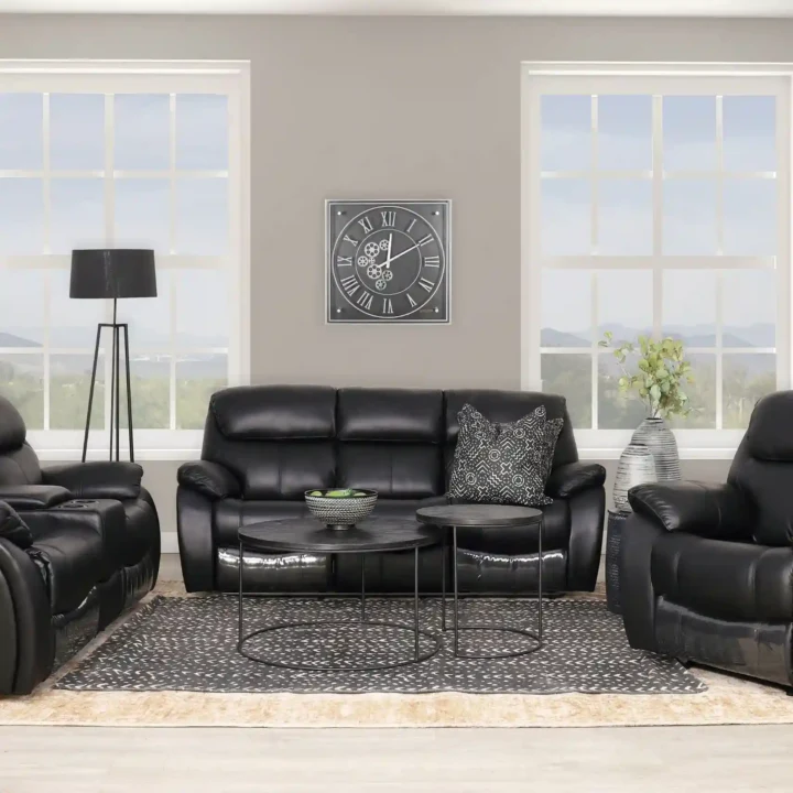 Cairo 3+2+1 Leather Recliner Home Theatre Suite